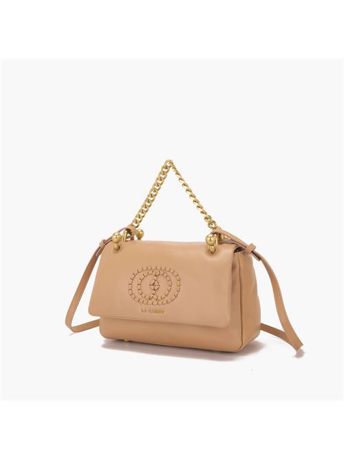 BORSA A MANO WOVEN BEIGE LA CARRIE | 142P-BA-108 LEAY